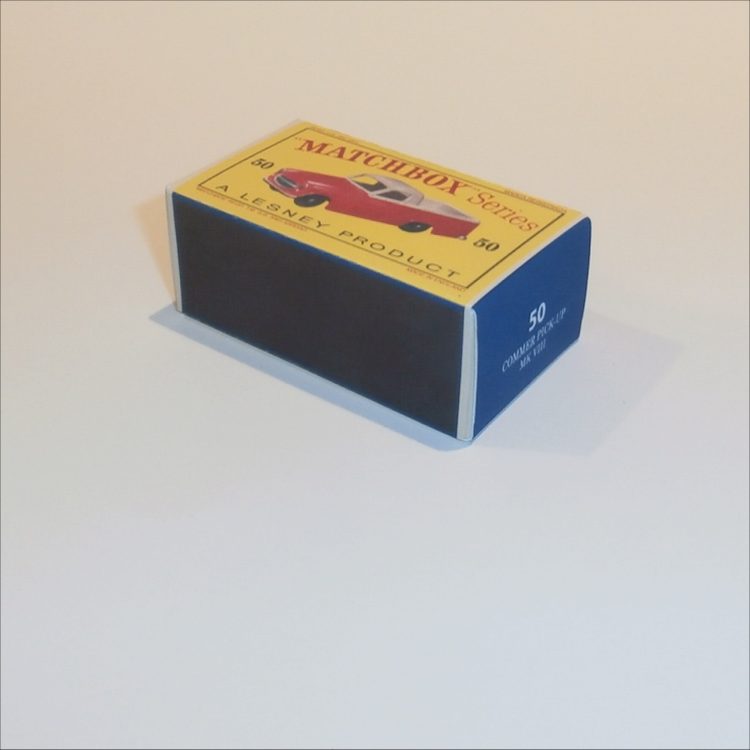 Matchbox Lesney 50a Commer Pickup Truck Empty D Style Repro Box - Image 2