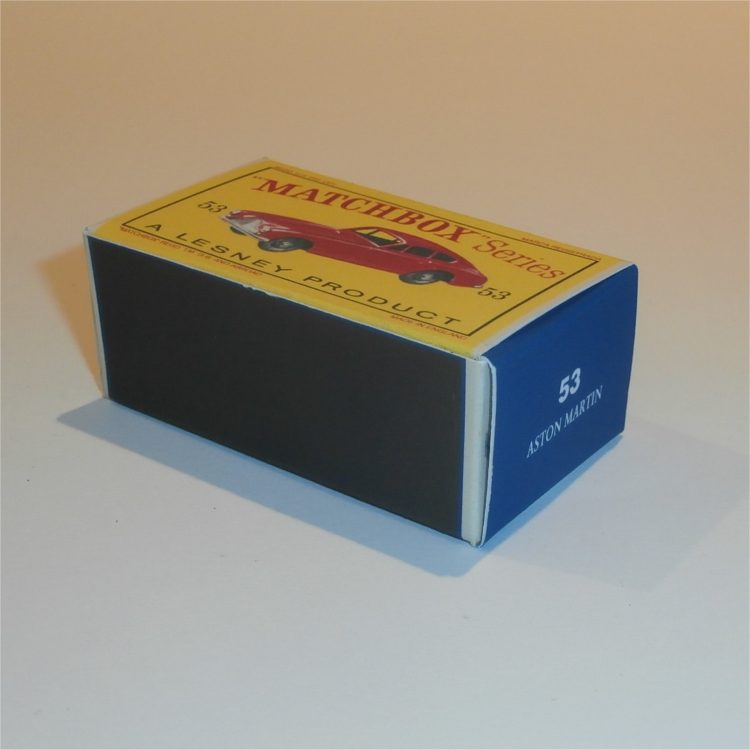 Matchbox Lesney 53a Aston Martin Empty D Style Repro Box - Image 2