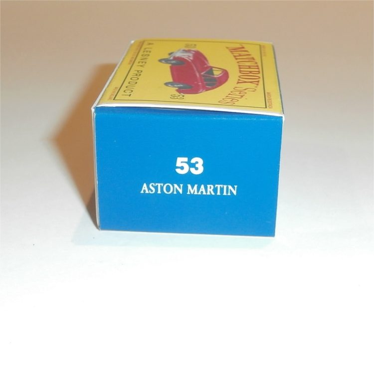 Matchbox Lesney 53a Aston Martin Empty D Style Repro Box - Image 3