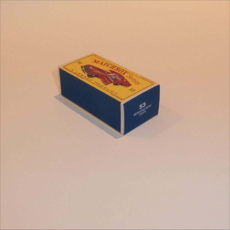 Matchbox Lesney 53b Mercedes 220SE Empty D Style Repro Box - Image 2