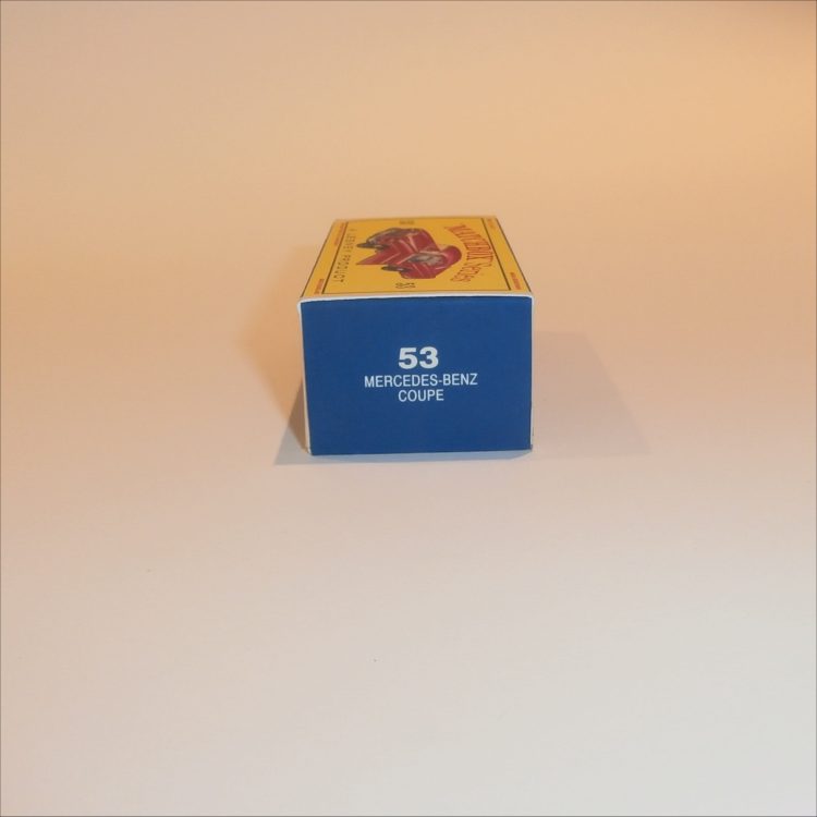 Matchbox Lesney 53b Mercedes 220SE Empty D Style Repro Box - Image 3