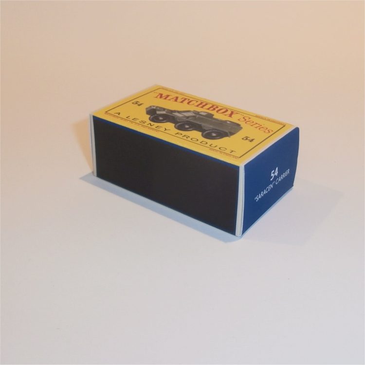 Matchbox Lesney 54a Saracen Personnel Carrier Empty D Style Repro Box - Image 2