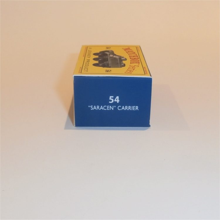 Matchbox Lesney 54a Saracen Personnel Carrier Empty D Style Repro Box - Image 3