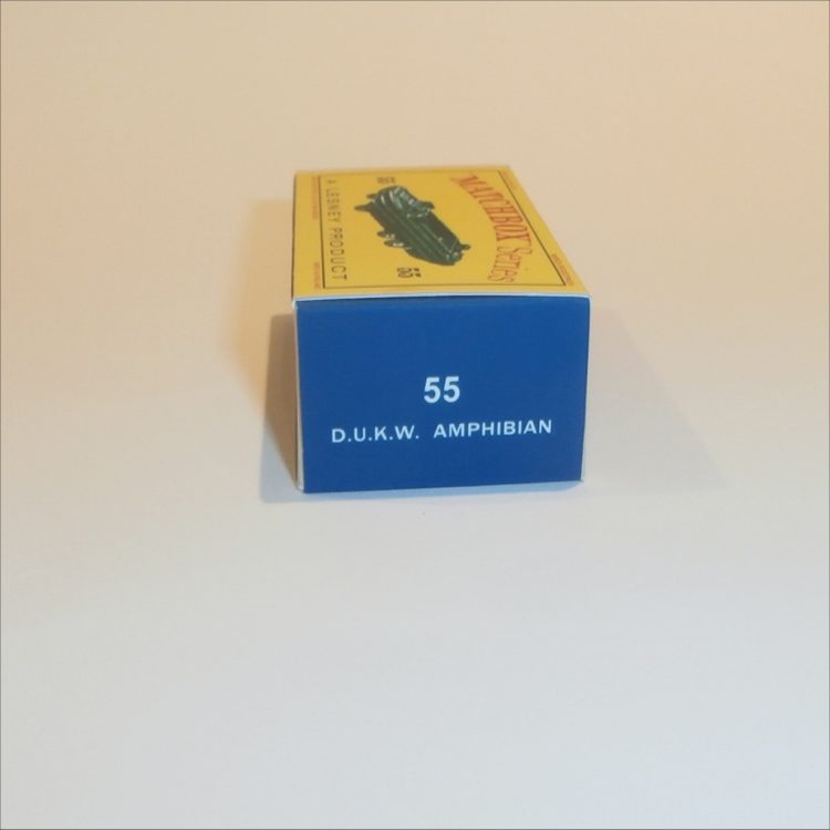 Matchbox Lesney 55a DUKW Military Amphibian Empty D Style Repro Box - Image 3