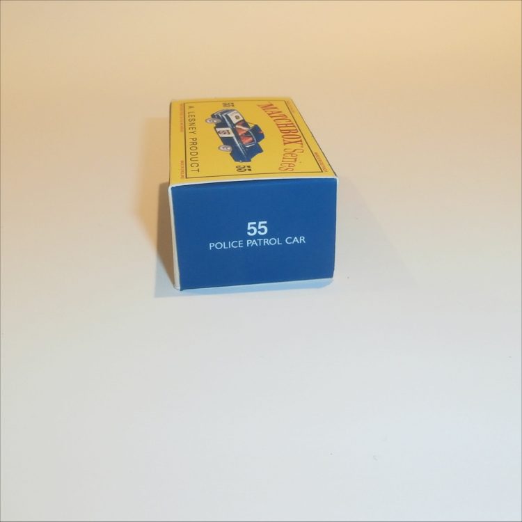 Matchbox Lesney 55b Ford Fairlane Police Car Empty D Style Repro Box - Image 3
