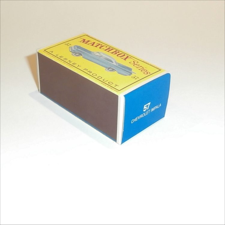 Matchbox Lesney 57b Chevrolet Empty D Style Repro Box - Image 2