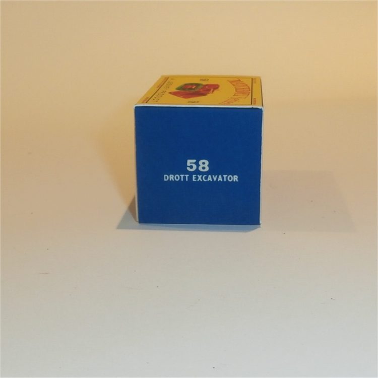 Matchbox Lesney 58b Drott Excavator Empty D Style Repro Box - Image 3