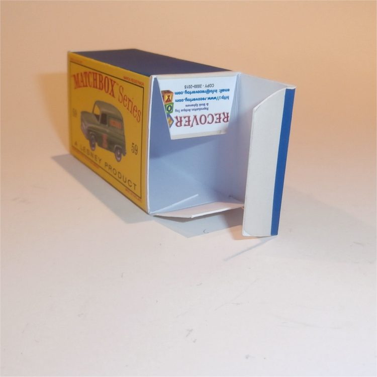 Matchbox Lesney 59a Ford Thames Singer Van Empty D Style Repro Box - Image 4