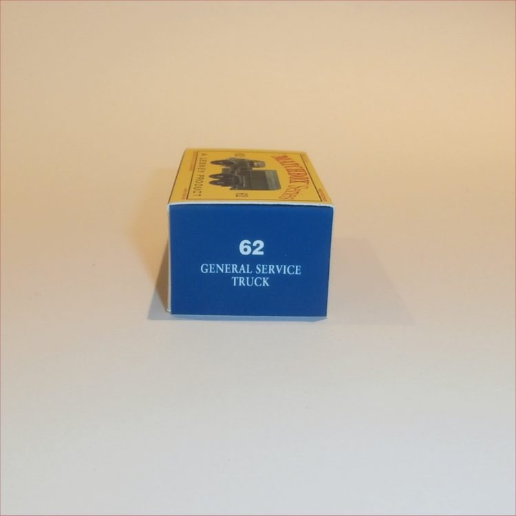 Matchbox Lesney 62a Military General Service Lorry Empty D Style Repro Box - Image 3