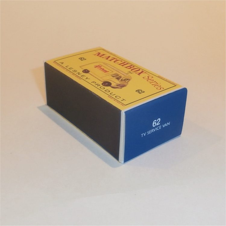 Matchbox Lesney 62b Commer TV Service Van Empty D Style Repro Box - Image 2