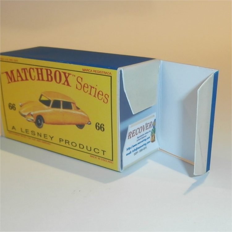 Matchbox Lesney 66a Citroen DS19 Empty D Style Repro Box - Image 4