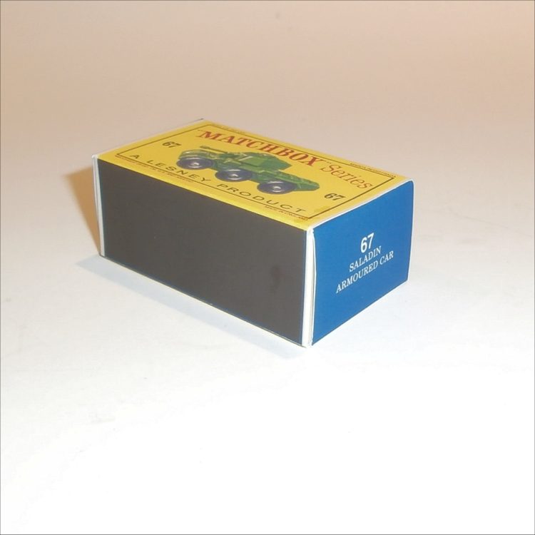 Matchbox Lesney 67a Saladin Armoured Car Empty D Style Repro Box - Image 2