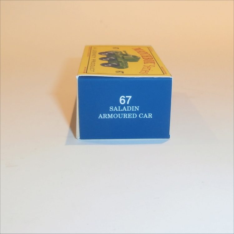 Matchbox Lesney 67a Saladin Armoured Car Empty D Style Repro Box - Image 3