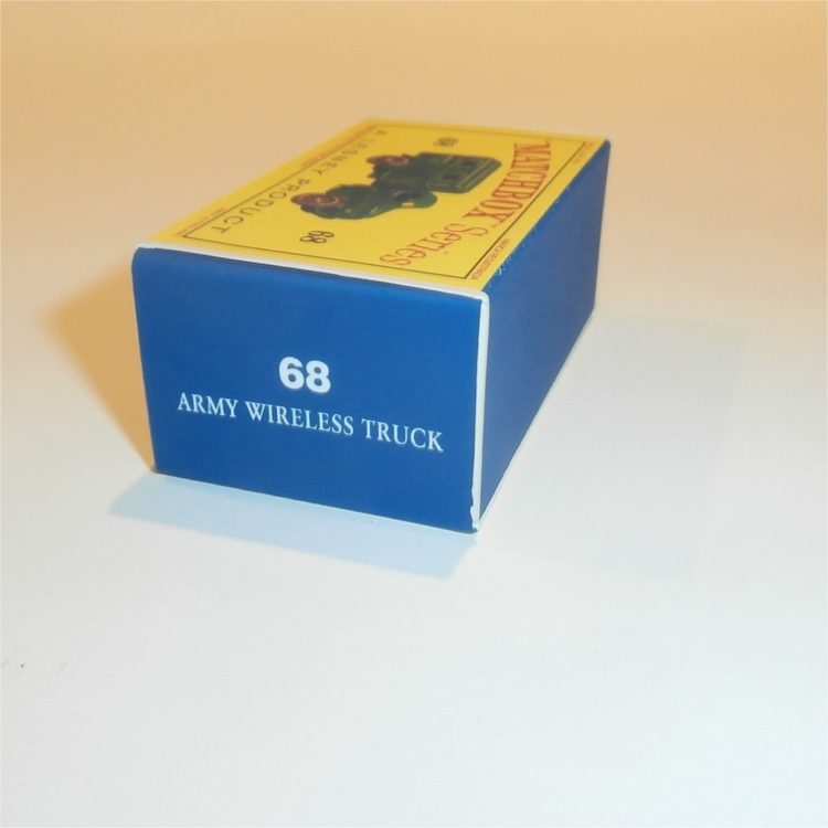 Matchbox Lesney 68a Austin Military Radio Van Empty D Style Repro Box - Image 2