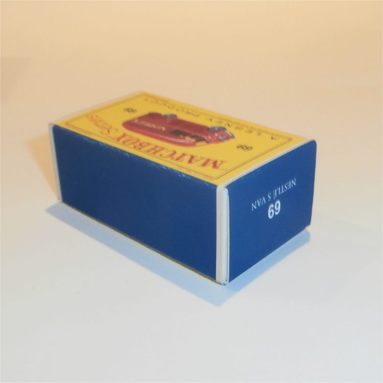 Matchbox Lesney 69a Nestles Van Empty D Style Repro Box - Image 2