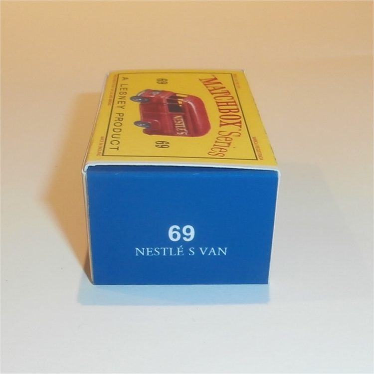 Matchbox Lesney 69a Nestles Van Empty D Style Repro Box - Image 3