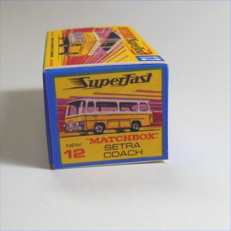 Matchbox Lesney Superfast 12e Setra Coach Bus G Style Repro Box - Image 3