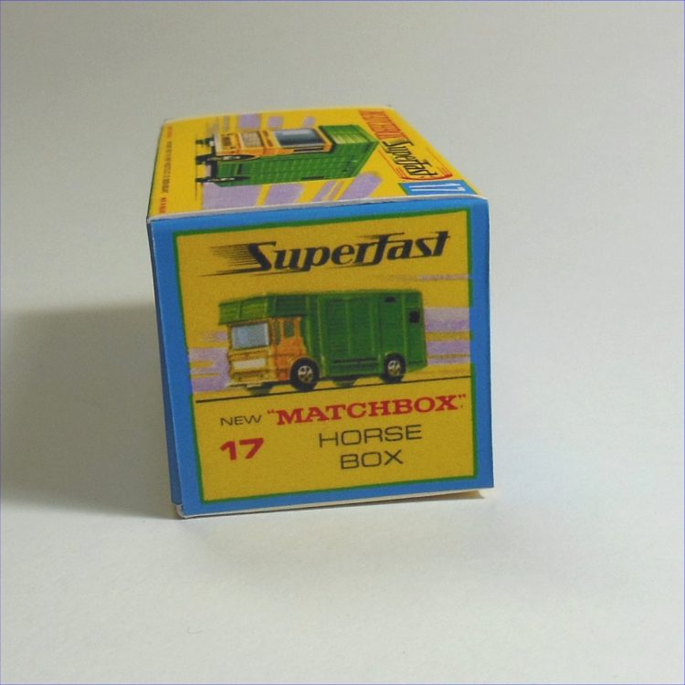 Matchbox Lesney Superfast 17e AEC Horse Box G Style Repro Box - Image 3