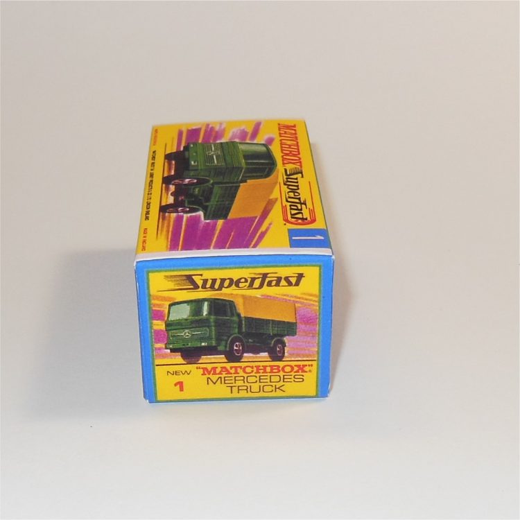 Matchbox Lesney Superfast  1e2 Mercedes Military Truck G Style Custom Box - Image 3
