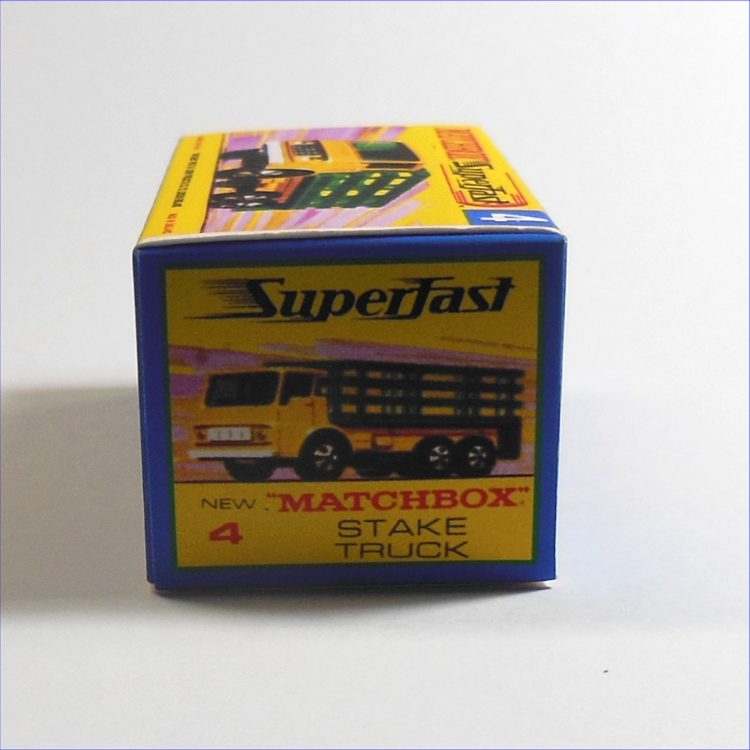 Matchbox Lesney Superfast  4e Dodge Stake Truck G Style Repro Box - Image 3