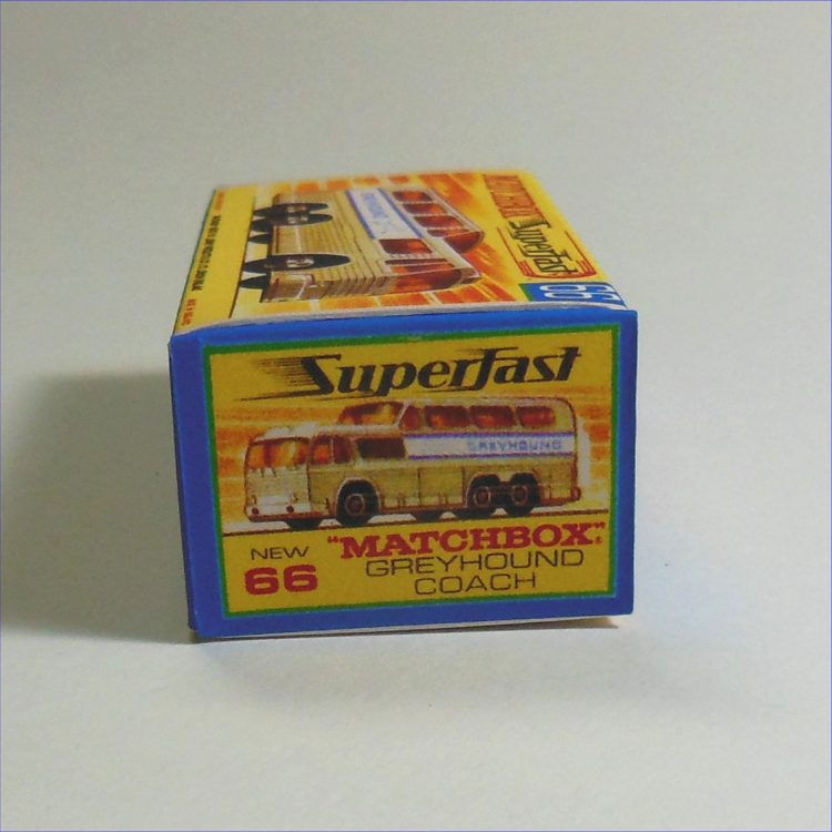 Matchbox Lesney Superfast 66d Greyhound Coach Bus G Style Repro Box - Image 3