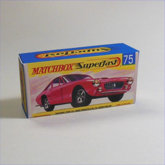 Matchbox Lesney Superfast 75c Ferrari Berlinetta G Style Repro Box