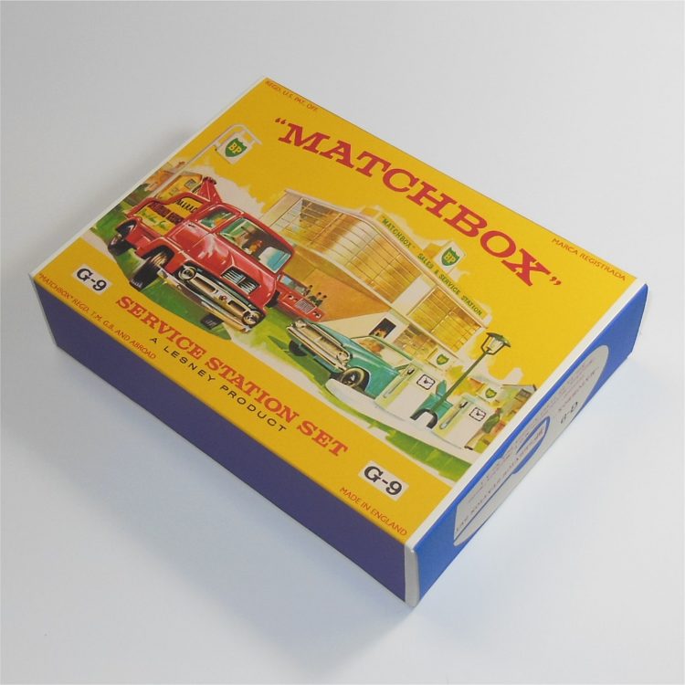 Matchbox Lesney Gift Set G-9b BP Garage Service Station Set E Style Repro Box - Image 2